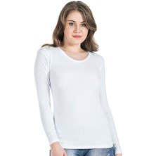 Iç Giyim Derya Kurşun Oval Yaka Uzun Kol Atlet