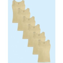 Ceylanoğlu %100 Pamuk Asker Erkek Atlet 6'lı Eko Paket 001