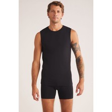 Iç Giyim 3 Adet K.o.m  Fabio Bisiklet Yaka Mikro Modal Atlet