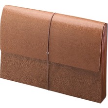 Kapaklı ve Kordon Kapamalı Klasik Genişleyen Dosya Cüzdanı, 5-1/4" Genişleme, Yasal Boyut, Redrope, Kutu Başına 10 Adet (71376)