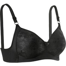 Iç Giyim Ebru Lüx Toparlayıcı Silikonlu Telsiz, Lez Dantel Sütyen (Sütyen Yıkama Topu Hediyeli )