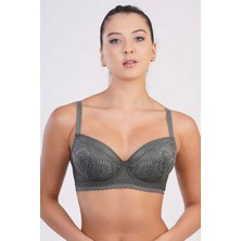 Iç Giyim Newbra Dantel Motif Işlemeli Desteksiz C Cup Sütyen