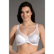 Iç Giyim New Bra Balenli Tül Detaylı Toparlayıcı Sütyen