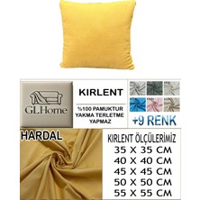 %100 Pamuk Petek 4'lü Kirlent Kılıfı