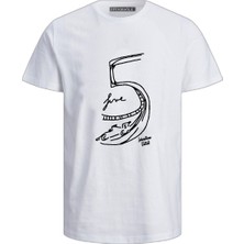 Vettel Tasarım F1 T-Shirt 5 Numara Beyaz Baskı