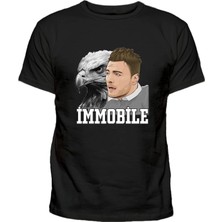 Kartal Cimobbile Baskılı Erkek Pamuklu Tshirt