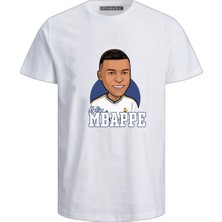 Mbape Baskılı Pamuklu Çocuk T-Shirt