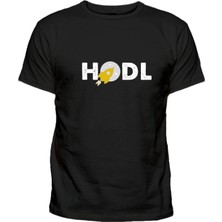 Hodl Bitcoin Baskılı Unisex T-Shirt
