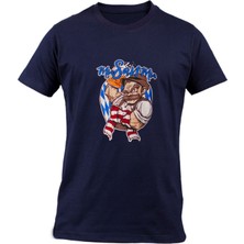 Bayern Mia San Mia Baskılı Pamuklu Tişört