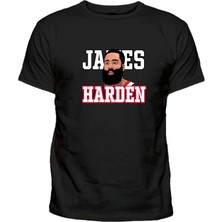Basketbol James Harden Lac Baskılı Pamuklu Tshirt