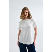 Modal Karışımlı Kısa Kollu Basic Tişört