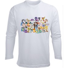 Uzun Kollu Ash ve Roket Takımı Çizgi Film Karakterlerinin Tümü Efendioğlu Design Özel Çocuk Tişört