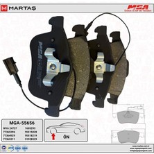 Fren Balatası On Cıft Fıs (Fıat Doblo 1.3jtd 1.4 1.6 Jtd 10- Opel Combo 1.3 Cdtı 1.4 1.6 Cdtı 08-)