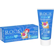 Kids 3-7 Yaş Florürsüz Diş Macunu Meyve Külahı Tadında (1 x 45 G)