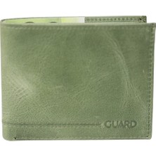Guard Yeşil Tiguan Crazy Hakiki Deri Erkek Cüzdanı P777