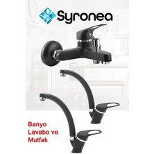 VSA Mix 3'lü Banyo Lavabo ve Mutfak Bataryası Seti