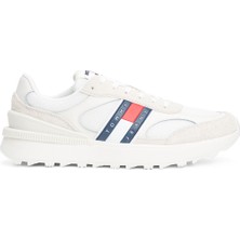 Tommy Hilfiger TJM TECHNICAL RUNNER ESS Beyaz Erkek Sneaker