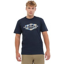 Quiksilver LOCKED UP SS Lacivert Erkek Kısa Kol T-Shirt