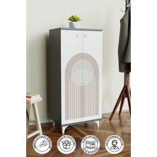 Modern Lines 3 Raflı Çok Amaçlı Dolap Mutfak Salon Banyo Ofis Salon Dolabı