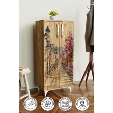 Dream Alley 3 Raflı Çok Amaçlı Dolap Mutfak Salon Banyo Ofis Salon Dolabı