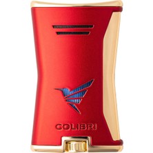 Colibri Tek Torch Pürmüz Kırmızı Slim Puro Çakmağı