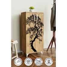 Orman Izi 3 Raflı Çok Amaçlı Dolap Mutfak Salon Banyo Ofis Salon Dolabı