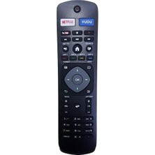 Philips NH500UP Netflix-Vudu-Youtube Tuşlu Led Lcd Smart Tv Kumandası