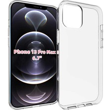 Sickossi iPhone 13 Pro Max Uyumlu Scks Süper Silikon Kapak-Renksiz