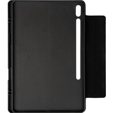 Galaxy Tab S9 Ultra SM-X910 Uyumlu Scks Border Keyboard Bluetooh Bağlantılı Standlı Klavyeli Tablet Kılıfı-