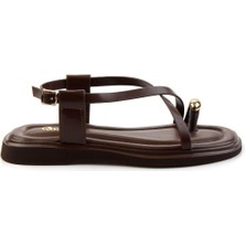 Kahve  Kadın Sandalet K05606036509