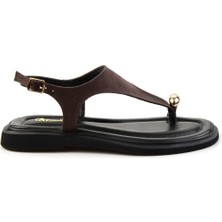 Kahve  Kadın Sandalet K05606036672