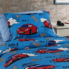 Lüks Dayanıklı Pamuklu Tek Kişilik Nevresim Takımı Çocuk Desen + Lastikli Çarşaf +1 Adet Yastık kılıflı