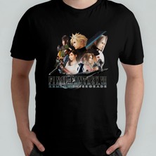 Pixxa Final Fantasy Vıı Ff7 %100 Pamuklu Bisiklet Yaka T-Shirt Model 2