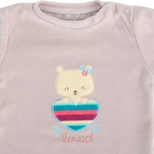 Kalpli Ayıcık 2'li Kadife Bebek Takım