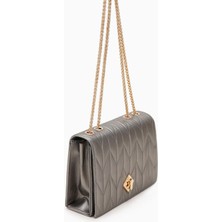 Levidor 930075 Çanta Platin Kadın Omuz Çantası