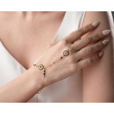 Papatya Silver 925 Ayar Gümüş Şahmeran Nazar Gold 14 K
