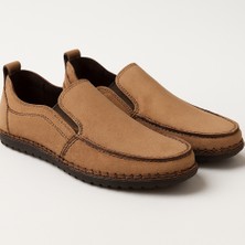Growish GR0319 Hakiki Nubuk Deri Küçük 39 Numara Günlük Kullanım Bağcıksız Koku Yapmaz Loafer Erkek Ayakkabı