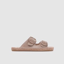 Togo Kadın Espadril Terlik [060039], Bej Süet, 39