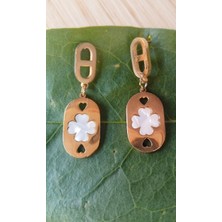 Monalisa Home Gold  Lüks Gösterişli Figürlü Küpe