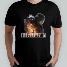 Pixxa Final Fantasy Xvı / 16 %100 Pamuklu Bisiklet Yaka T-Shirt Model 1