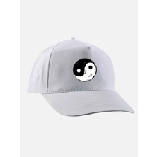 Iyilik Sembol Baskılı Şapka - Iyilik ve Kötülük Logolu Şapka