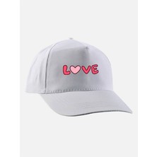 Love Baskılı Şapka Love Yazılı Şapka - Aşk Şapkası