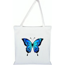 Nazar Boncuğu Baskılı Bez Çanta - Nazar Boncuklu Çanta