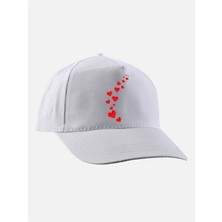 Kalpler Baskılı Şapka - Kapli Şapka