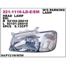 Hyundai Accent 2000-2002 Ön Far Lamba Sol Depo