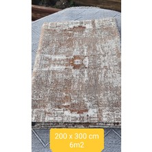 Tekstilci 6m2 Halı Örtüsü Savan Antep Işi kahve bej rengi