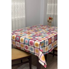 Decorekor astarlı Elyaf Tabanlı Silinebilir Hijyenik Muşamba Pvc Masa Örtüsü 1249-1