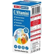 Kiki Excellent Kuşlar Için C Vitamini Sıvı Damla 25 ml