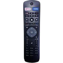 Zibox Weko Phılıps Nh500Up Netflıx-Vudu-Youtube Tuşlu Led Lcd Smart Tv Kumandası