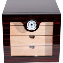 Premiumquality Bellavista Kahverengi Sedir Humidor Puro Kutusu